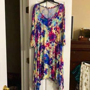 Tie dye MIDI Dress